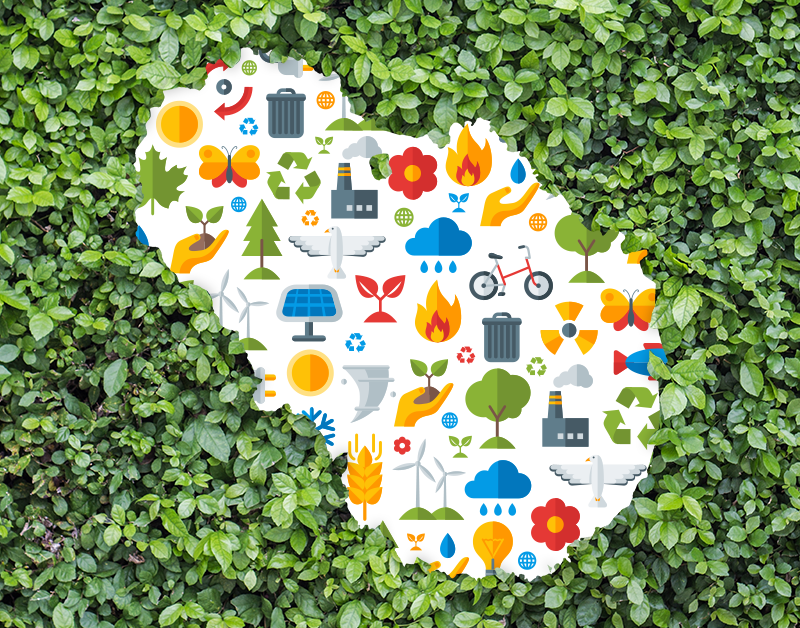 Pantelleria verde con la raccolta differenziata